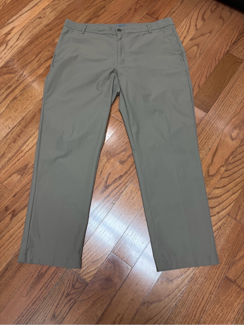 VRST Men's Limitless Classic Straight Fit Pants Olive Green Size 40x32